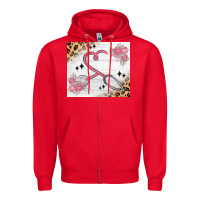 Red customized leopard floral nurse Zipper Hoodie - MaliasSmallBusiness