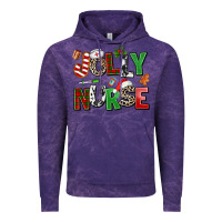 Cloud Purple jolly nurse Vintage Hoodie - AdoDesignShop