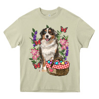 Mossy Easter Aussie Australian Shepherd Heavy Core Tee - RanaPortraitStore
