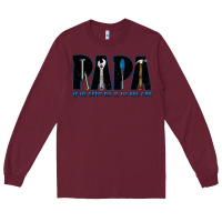 Burgundy if he can't fix it no one can Long Sleeve Tee - JahusDesignShop