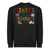 Black santa's favorite pharmacy tech Heavyweight Sweatshirt - Jasminsmagicworld