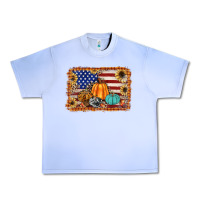 Grape Ice american flag fall backgraund Urban Heavy Tee - JahusDesignShop