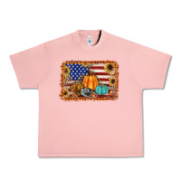 Salmon american flag fall backgraund Urban Heavy Tee - JahusDesignShop