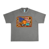 Tornado american flag fall backgraund Urban Heavy Tee - JahusDesignShop