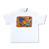 White american flag fall backgraund Urban Heavy Tee - JahusDesignShop