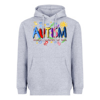 Heather Grey autism accept understand love Heavyweight Hoodie - Artiststas