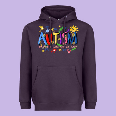 Autism Accept Understand Love Heavyweight Hoodie Designed By Artiststas