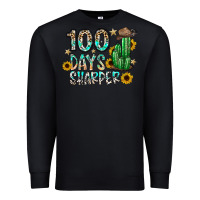 Black 100 days sharfer Premium Sweatshirt - SublimationCraftShop