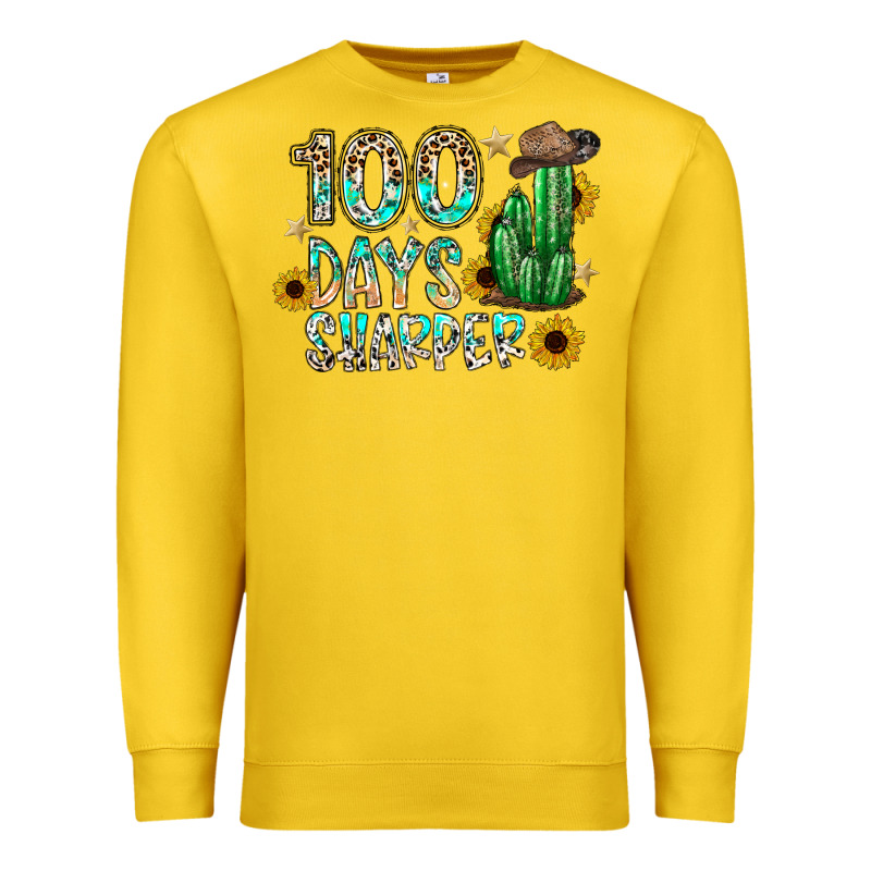 100 Days Sharfer Premium Sweatshirt by SublimationCraftShop | Teevron