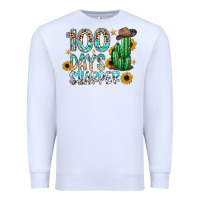 White 100 days sharfer Premium Sweatshirt - SublimationCraftShop