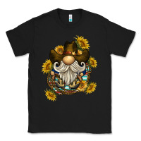 Black cowboy gnome sunflower rope Classic Tee - BarkalooDesign