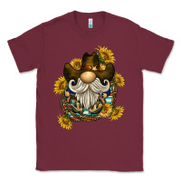 Burgundy cowboy gnome sunflower rope Classic Tee - BarkalooDesign