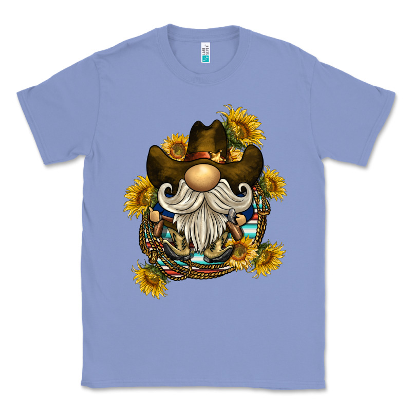 Cowboy Gnome Sunflower Rope Classic Tee by BarkalooDesign | Teevron