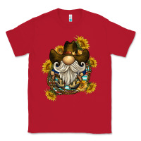 Red cowboy gnome sunflower rope Classic Tee - BarkalooDesign