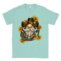 Seafoam cowboy gnome sunflower rope Classic Tee - BarkalooDesign
