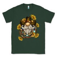 Sports Green cowboy gnome sunflower rope Classic Tee - BarkalooDesign