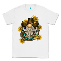 White cowboy gnome sunflower rope Classic Tee - BarkalooDesign