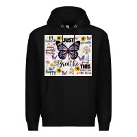 Black just breathe Premium Hoodie - JahusDesignShop