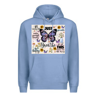 Colony Blue just breathe Premium Hoodie - JahusDesignShop