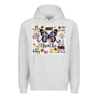Dove Grey just breathe Premium Hoodie - JahusDesignShop