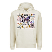 Oatmeal Heather just breathe Premium Hoodie - JahusDesignShop