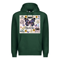 Sports Green just breathe Premium Hoodie - JahusDesignShop