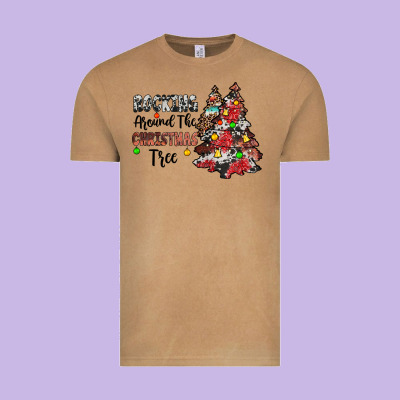 Rocking Around The Christmas Tree Vintage Tee Designed By Jahusdesignshop