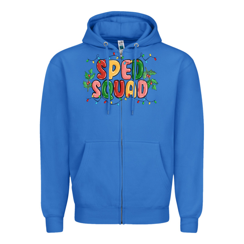 Sped Squad Zipper Hoodie by MaliasSmallBusiness | Teevron