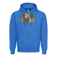 True Royal sped squad Zipper Hoodie - MaliasSmallBusiness