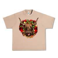 Burro highland cow  christmas Urban Heavy Tee - JahusDesignShop