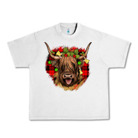 Lunar Rock highland cow  christmas Urban Heavy Tee - JahusDesignShop