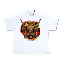 White highland cow  christmas Urban Heavy Tee - JahusDesignShop