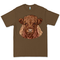 Cacao highland cow Premium Tee - RanaPortraitStore