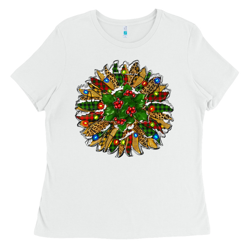 Leopard Christmas Sunflower Ladies Tee by RanaPortraitStore | Teevron