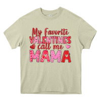 Mossy my favorite valentines call me mama Heavy Core Tee - texasbilliewilder