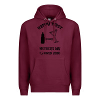 Burgundy Happy Fırst Cheers Mother's Day Owen 2020 Premium Hoodie - Bettercallsaul