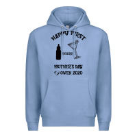 Colony Blue Happy Fırst Cheers Mother's Day Owen 2020 Premium Hoodie - Bettercallsaul
