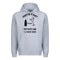 Heather Grey Happy Fırst Cheers Mother's Day Owen 2020 Premium Hoodie - Bettercallsaul