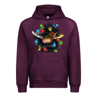 Mauve Wine christmas black angus gnome Urban Hoodie - CowGirlArtShop