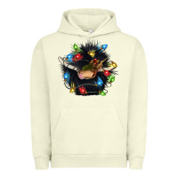 Pigment Pistachio christmas black angus gnome Urban Hoodie - CowGirlArtShop