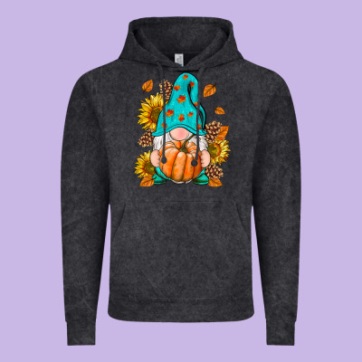 Fall Gnome Vintage Hoodie Designed By Ranaportraitstore