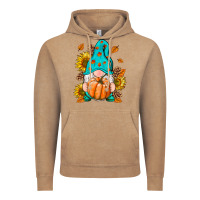 Vintage Coffee Fall Gnome Vintage Hoodie - RanaPortraitStore