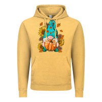 Vintage Mustard Fall Gnome Vintage Hoodie - RanaPortraitStore