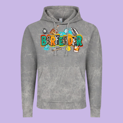 Bartender Vintage Hoodie Designed By Adodesignshop