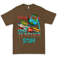 Cacao busy doing cool teacher stuff Premium Tee - texasbilliewilder