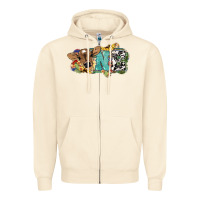 Sandshell one baby cow Zipper Hoodie - NancyCooperArtShop