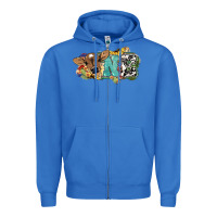 True Royal one baby cow Zipper Hoodie - NancyCooperArtShop