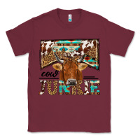 Burgundy cow junkie Classic Tee - NancyCooperArtShop