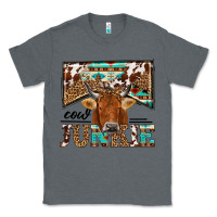Charcoal Heather cow junkie Classic Tee - NancyCooperArtShop