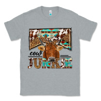 Heather Grey cow junkie Classic Tee - NancyCooperArtShop